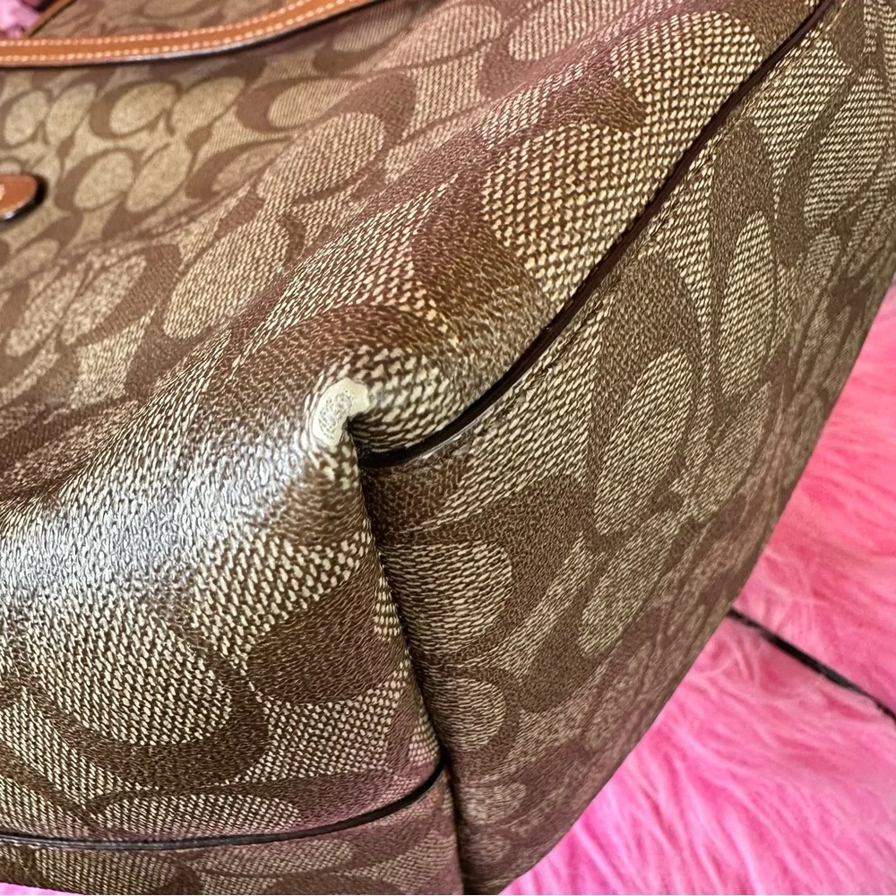 Coach Brown Classic Tote Bag - Picture 13 of 17